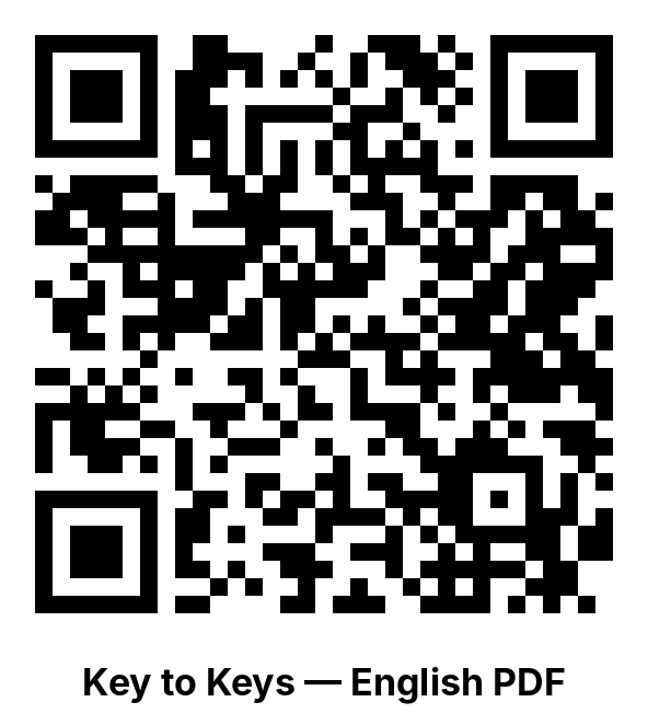 QR code to download Key to Keys English PDF